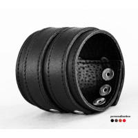 Leather cuff bracelet for men or women, code 3296st