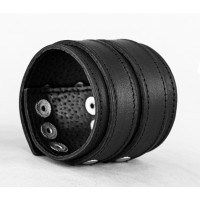 Leather cuff bracelet for men or women, code 3296st