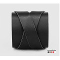 Leather cuff bracelet for men or women, code 3297
