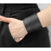 Leather cuff bracelet for men or women, code 3297
