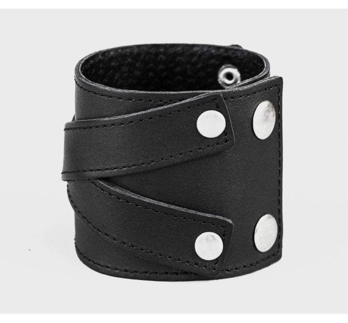Leather cuff bracelet for men or women, code 3297st