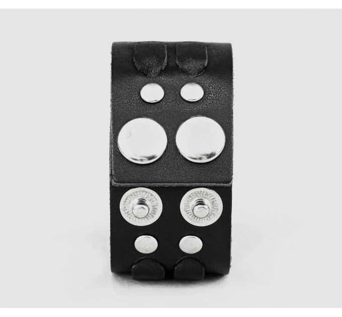 Leather cuff bracelet for men or women, code 3311