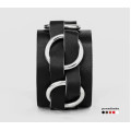 Leather cuff bracelet for men or women, code 3405