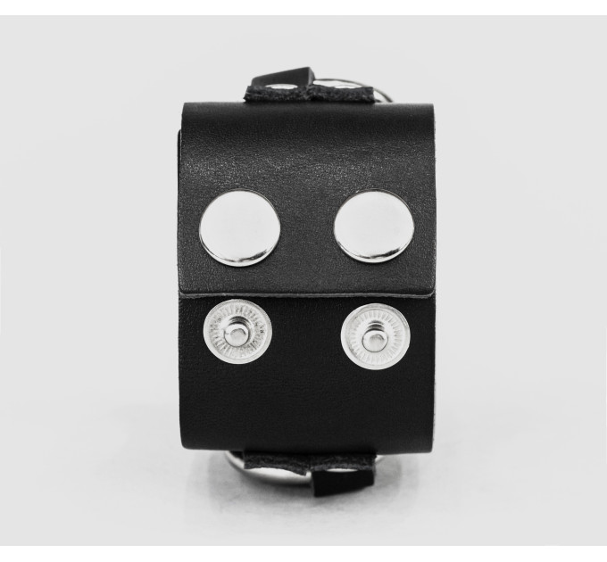 Leather cuff bracelet for men or women, code 3405