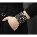 Leather cuff bracelet for men or women, code 3418