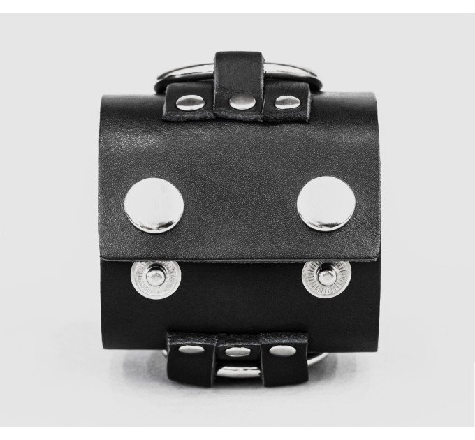 Leather cuff bracelet for men or women, code 3420