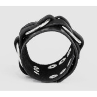 Leather cuff bracelet for men or women, code 3420