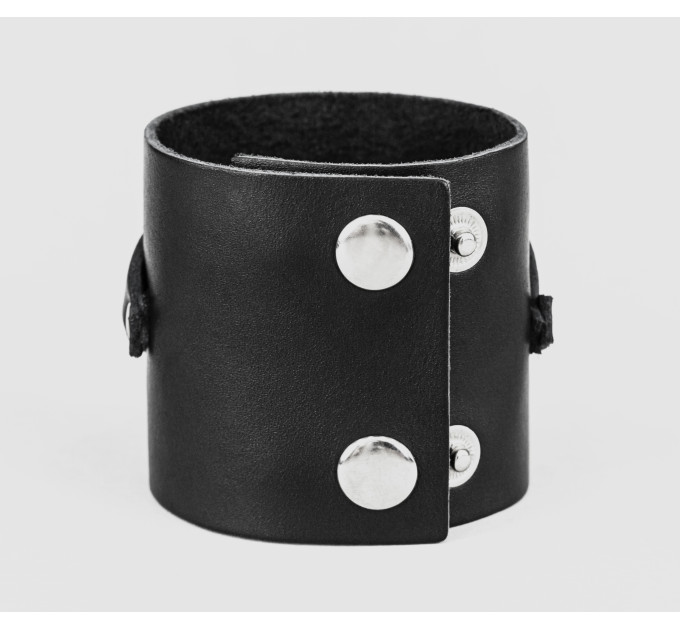 Leather cuff bracelet for men or women, code 3430