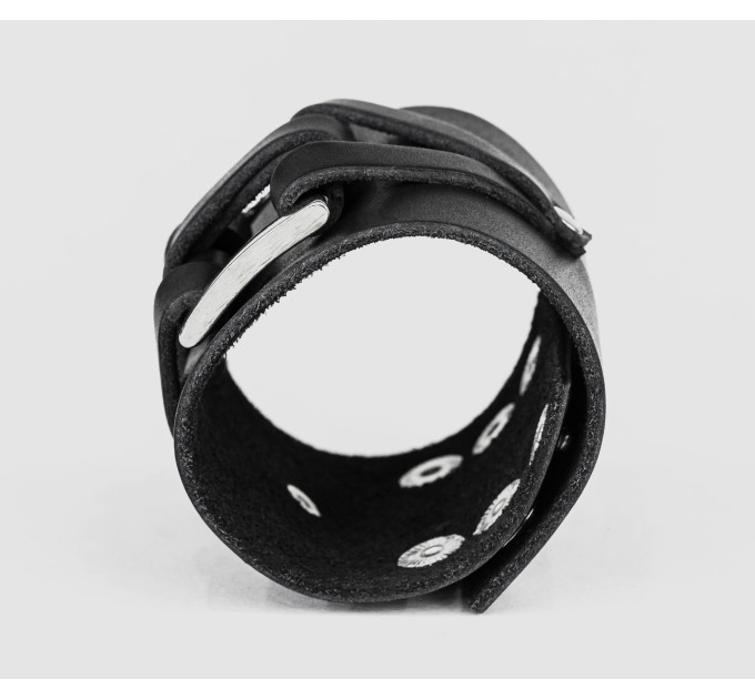 Leather cuff bracelet for men or women, code 3430