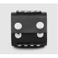 Leather cuff bracelet for men or women, code 3450