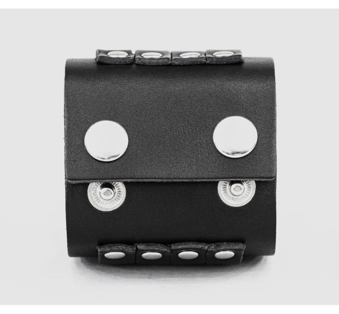 Leather cuff bracelet for men or women, code 3450