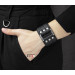 Leather cuff bracelet for men or women, code 3452