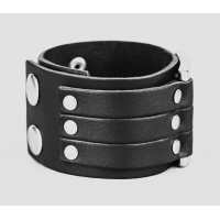 Leather cuff bracelet for men or women, code 3454