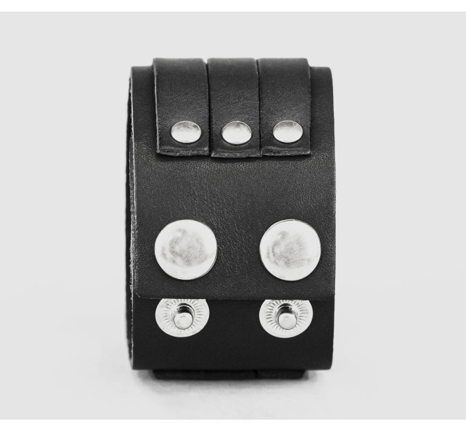 Leather cuff bracelet for men or women, code 3454