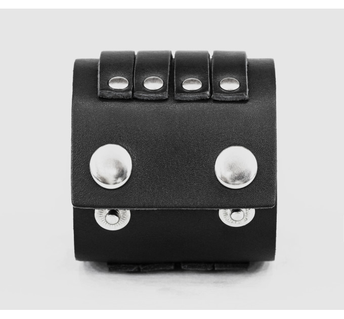 Leather cuff bracelet for men or women, code 3460