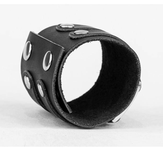 Leather cuff bracelet for men or women, code 3470