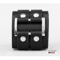 Leather cuff bracelet for men or women, code 3475