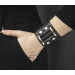 Leather cuff bracelet for men or women, code 3475