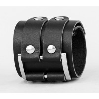 Leather cuff bracelet for men or women, code 3475