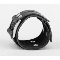 Leather cuff bracelet for men or women, code 3475
