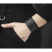 Leather cuff bracelet for men or women, code 3510