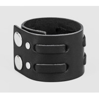 Leather cuff bracelet for men or women, code 3510