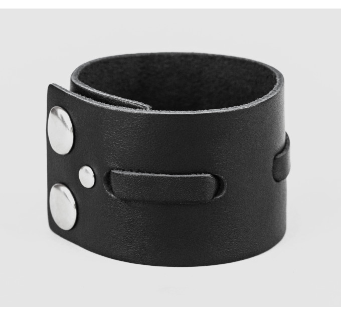 Leather cuff bracelet for men or women, code 3511