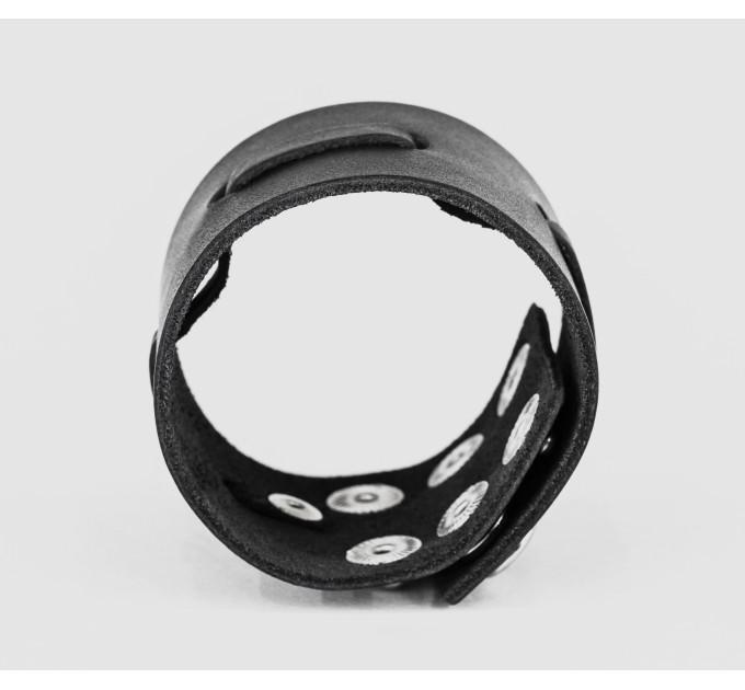 Leather cuff bracelet for men or women, code 3511