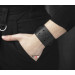 Leather cuff bracelet for men or women, code 3512