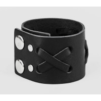 Leather cuff bracelet for men or women, code 3512