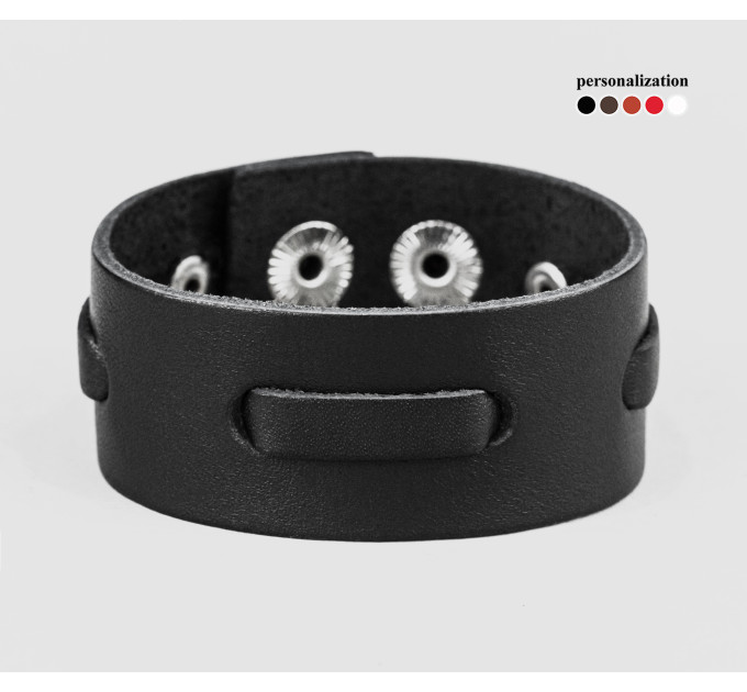 Leather bracelet for men or women, code 3520