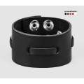 Leather cuff bracelet for men or women, code 3521