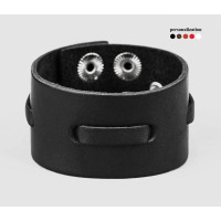 Leather cuff bracelet for men or women, code 3521