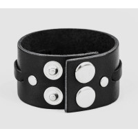 Leather cuff bracelet for men or women, code 3521