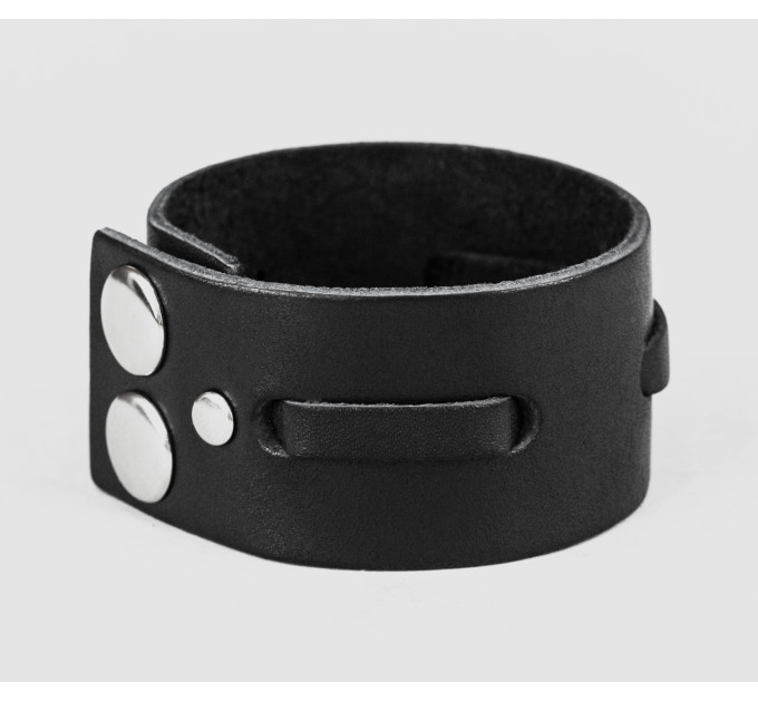 Leather cuff bracelet for men or women, code 3521