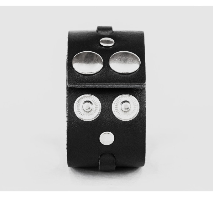 Leather cuff bracelet for men or women, code 3521