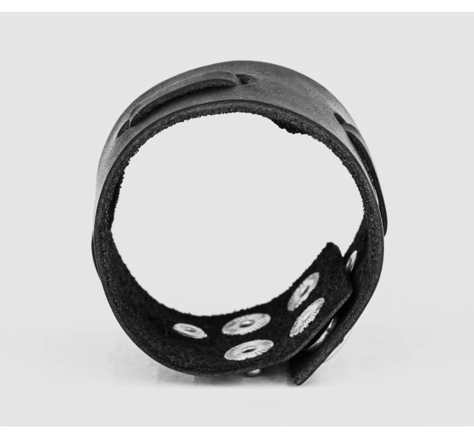 Leather cuff bracelet for men or women, code 3521