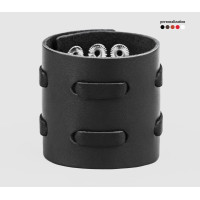 Leather cuff bracelet for men or women, code 3526