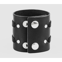 Leather cuff bracelet for men or women, code 3526