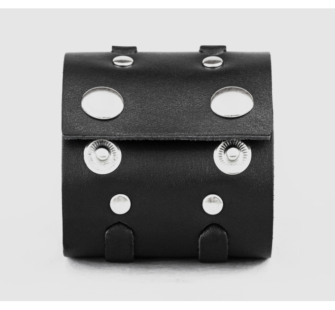 Leather cuff bracelet for men or women, code 3526