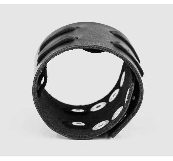 Leather cuff bracelet for men or women, code 3526