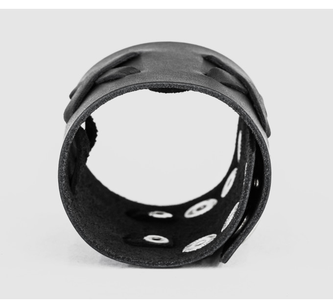 Leather cuff bracelet for men or women, code 3527