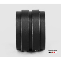 Leather cuff bracelet for men or women, code 3534