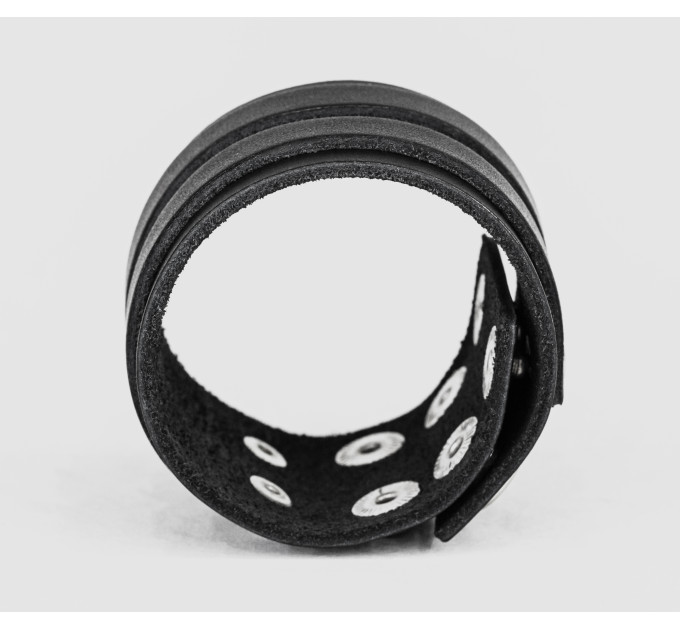 Leather cuff bracelet for men or women, code 3534