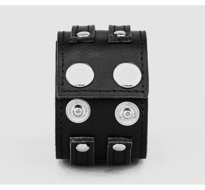 Leather cuff bracelet for men or women, code 3534st