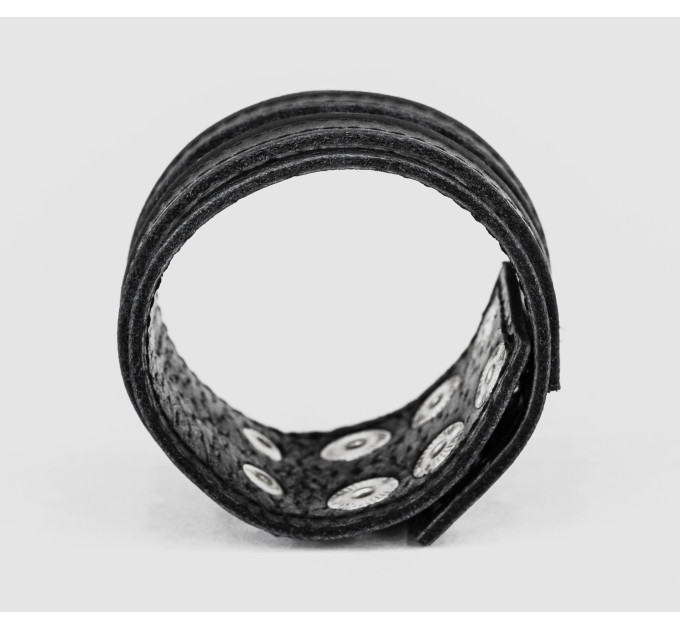 Leather cuff bracelet for men or women, code 3534st