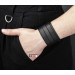 Leather cuff bracelet for men or women, code 3535
