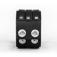 Leather cuff bracelet for men or women, code 3535