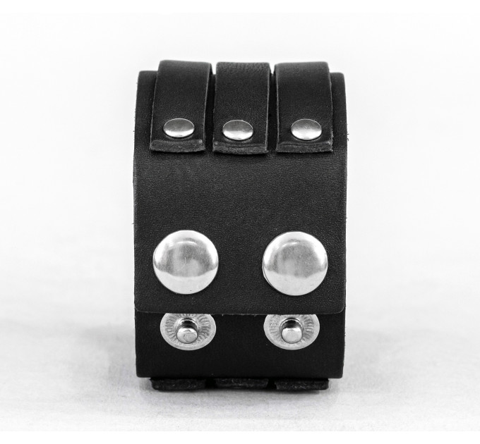 Leather cuff bracelet for men or women, code 3535