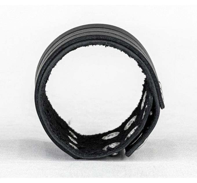 Leather cuff bracelet for men or women, code 3535